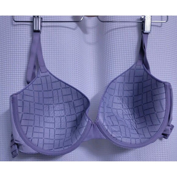 Victoria Secret 36DD Uplift Semi-Lift Underwired Padded Purple Bra - Picture 6 of 6